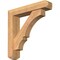 Ekena Millwork Balboa Craftsman Smooth Bracket w/ Offset Brace, Western Red Cedar, 5 1/2"W x 26"D x 26"H BKT0604X26X26BOA04SWR - alternate 1